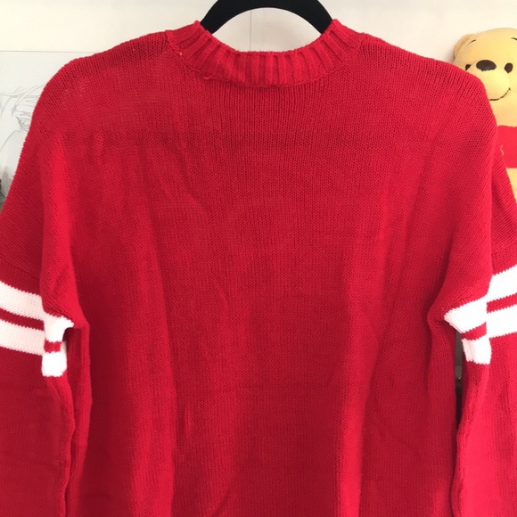 SHOW ME YOUR MUMU Varsity MERRY Sweater - Picture 7 of 12